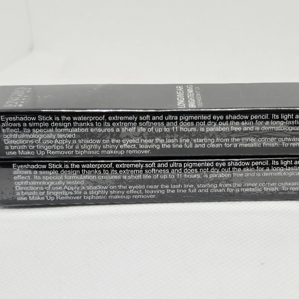 Set of 2 New Sealed ENGBO Make-Up Longwear Brightening Eyeshadow Stick No. 1 & 2 - Picture 7 of 8